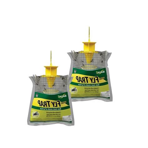 RESCUE Outdoor Disposable Fly Trap 2 Pack Pest