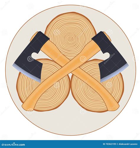 Lumberjack Logo. Lumberjack Design Template. Vector And Illustrations ...