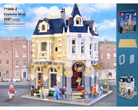 The Costume Shop - Alternative to 71040 | Lego disney castle, Lego disney, Lego architecture