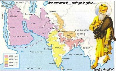 Sikhism Map