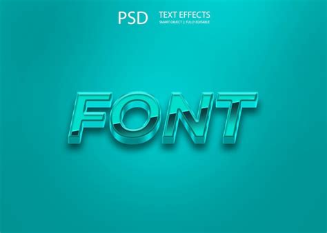 Premium PSD | Free psd font text effect style