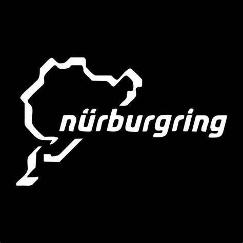 Nurburgring Map Wall Home Glass Window Door Car Sticker Laptop Auto Truck Black Vinyl Decal ...