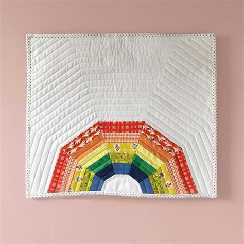 free rainbow quilt pattern – Patch + Dot