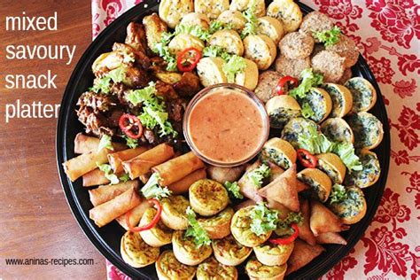 Mixed Savoury Snack Platter - aninas recipes