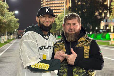 Khamzat Chimaev poses with Chechen warlord again | Asian MMA