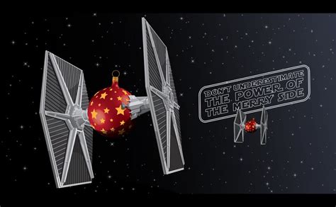 New STAR WARS Christmas Card Features Tie Fighter Ornament Balls — GeekTyrant Star Wars ...