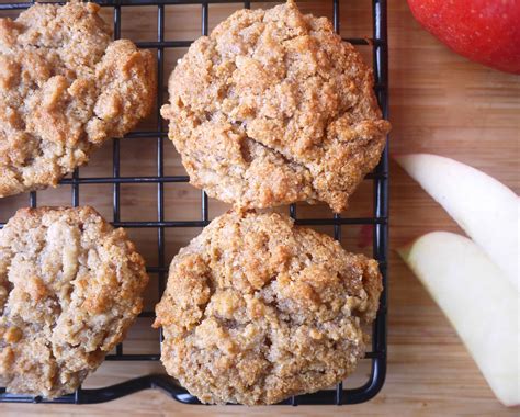 Paleo Apple Cookies (GF, grain-free) | Perchance to Cook