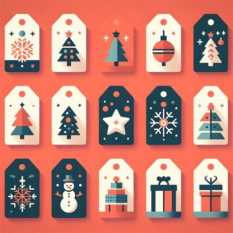 Premium Vector | Christmas tree santa claus gifts nativity reindeer snow