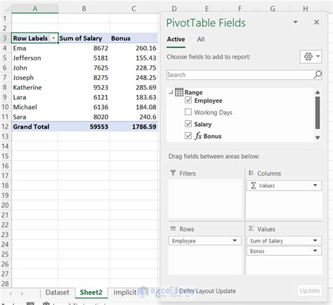 How to Create Calculated Field in Pivot Table Data Model: 4 Methods