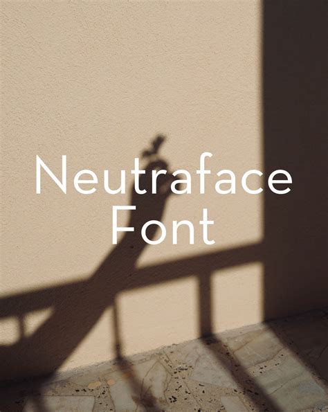 Neutraface Font Free Download