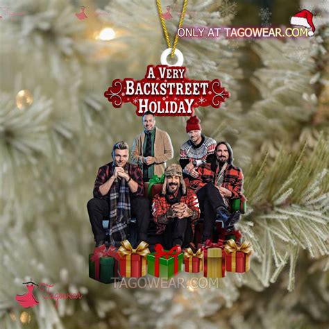 A Very Backstreet Boys Holiday Christmas Ornament - Tagowear