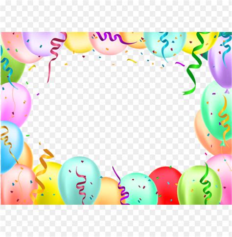 free balloon clipart border - Lovetta Earls