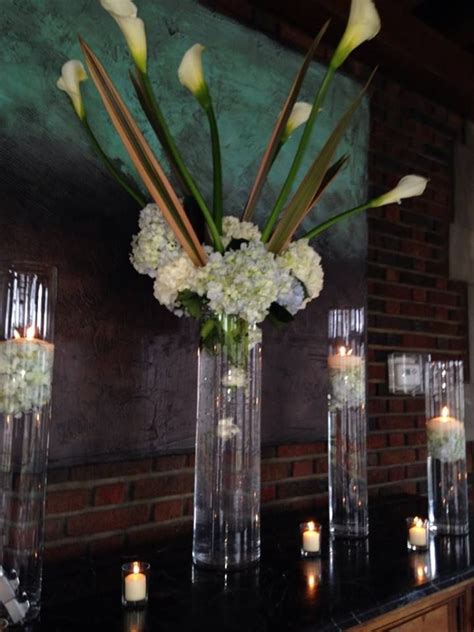 Cylinder centerpieces Cylinder Centerpieces, Floral Centerpieces, Wedding Centerpieces, Event ...