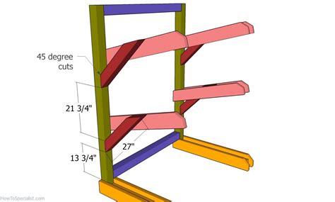 Kayak Rack - Free DIY Plans | HowToSpecialist - How to Build, Step by ...