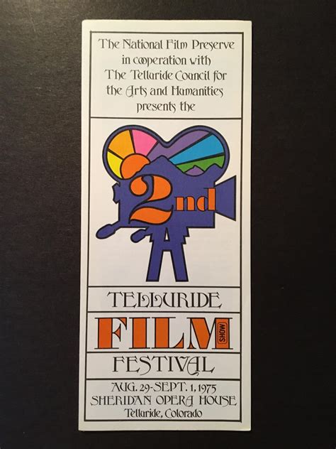 Michael's Telluride Film Blog : The Second Telluride Film Festival-1975 ...