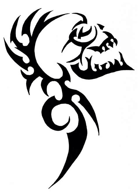 Click for more Tattoos | Skulls drawing, Tribal skull, Tribal drawings