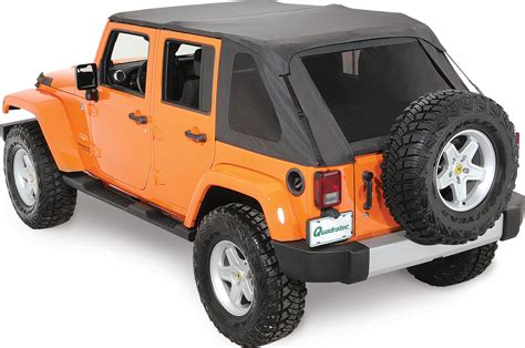 Rampage Products 106035 Complete Trail Top Frameless Soft Top for 07-17 Jeep® Wrangler Unlimited ...