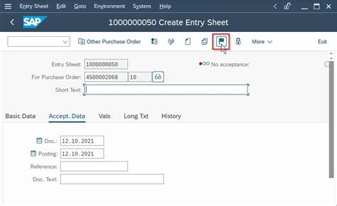 How to Create Service Entry Sheet?