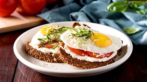 Ricotta Toast with Fried Eggs Recipe | Get Cracking