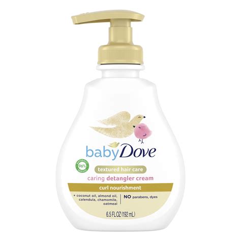 Baby Dove Curl Nourishment Textured Hair Care Detangler Cream 6.5 oz - Walmart.com - Walmart.com