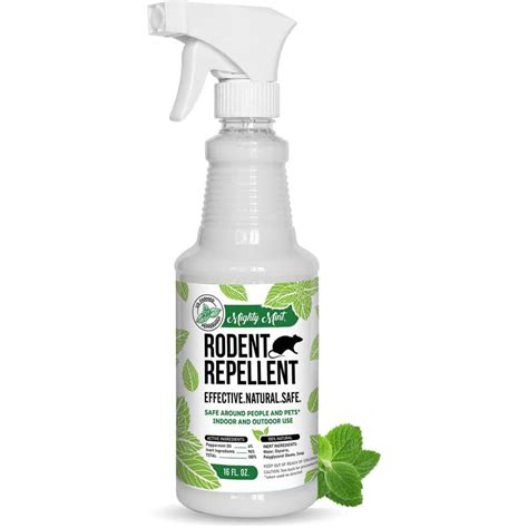 Mighty Mint 16 oz. Peppermint Oil Rodent Repellent Spray - Non Toxic RS-16 - The Home Depot