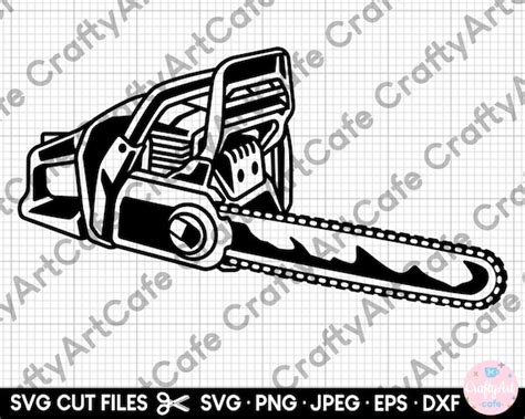 Chainsaw Vector Chainsaw Clipart Chainsaw Silhouette Chainsaw | Etsy