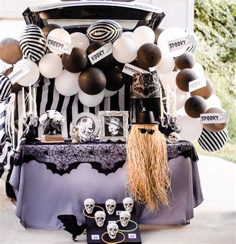 Addams Family Trunk or Treat | Halloween baby shower theme, Birthday halloween party, Family ...