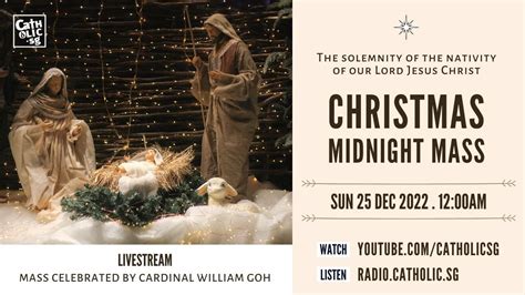 Catholic Mass Today Live Online - Christmas Midnight Mass 2022 - YouTube