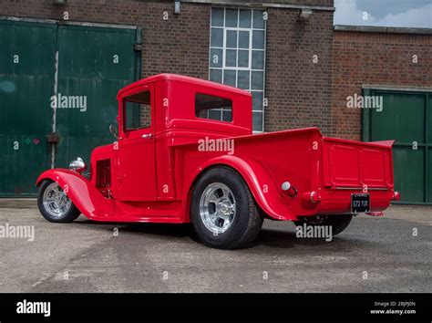 1932 Ford Model B pickup truck based hot rod Stock Photo - Alamy