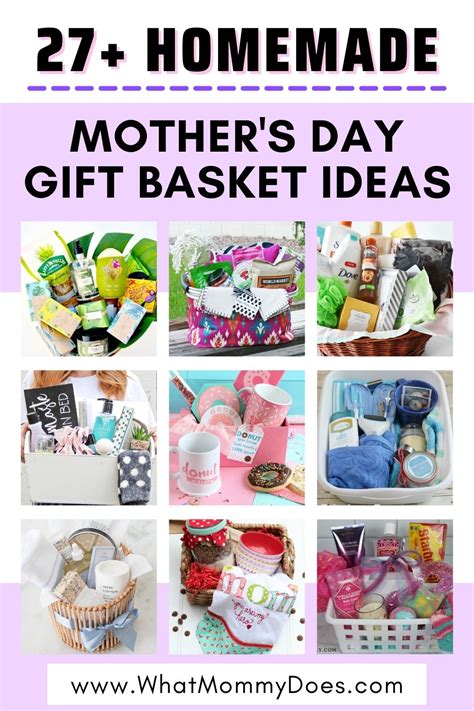 27+ Homemade Mother's Day Gift Basket Ideas - What Mommy Does