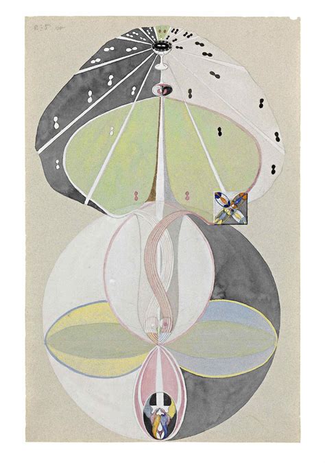 Hilma af Klint - Tree of Knowledge No. 5, 1915 | Trivium Art History