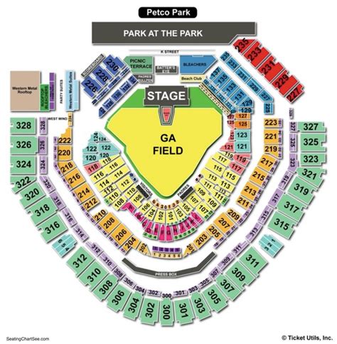 Petco Park Seating Chart | Seating Charts & Tickets