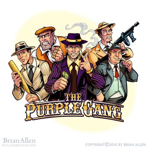 The Purple Gang - Flyland Designs, Freelance Illustration and Graphic Design by Brian Allen ...