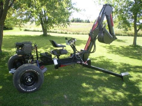 Towable Backhoe by ToddT -- Homemade towable backhoe built in accordance with a commercially ...