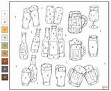 Color By Number Beer coloring page  Free Printable Coloring Pages sketch template