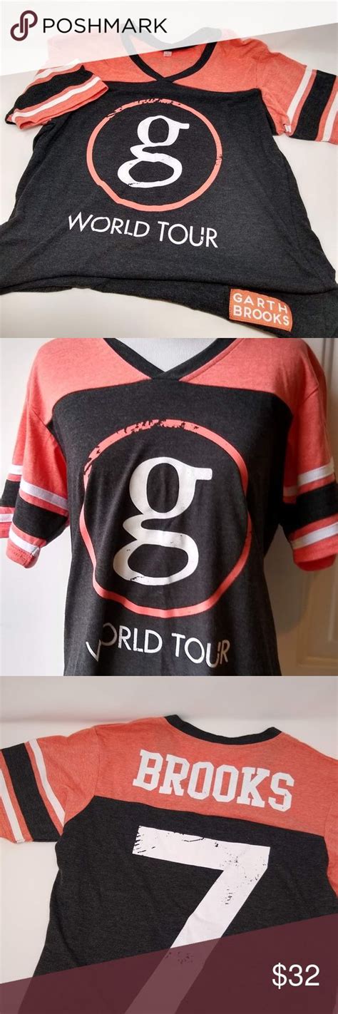 Garth Brooks World Tour Concert T-Shirt Ladies L | Lady l, Concert ...