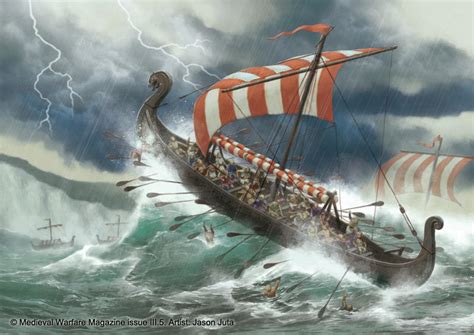 Destruction of Viking Fleet by jasonjuta on DeviantArt