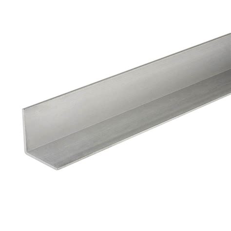 Everbilt 1 in. x 96 in. Aluminum Angle Bar with 1/20 in. Thick-802587 - The Home Depot