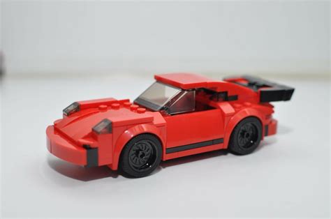 Custom LEGO Porsche Red with black wheels Speed Champions MOC Built Model | eBay