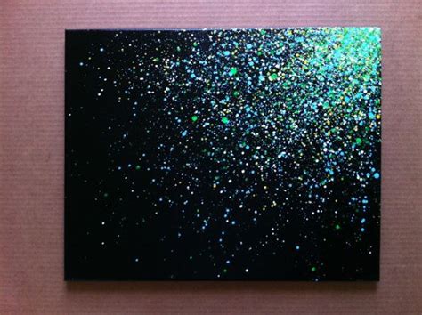 16"x20" Paint Splatter Canvas. | Splatter paint canvas, Art diy, Diy canvas