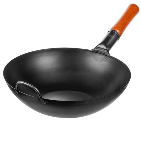 Buy YOSUKATA Carbon Steel Wok Pan – 13,5 “ Woks and Stir Fry Pans ...