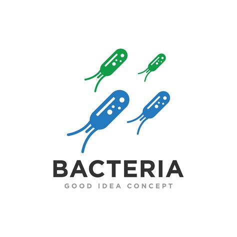 Bacteria Logo design Vector Template 10933273 Vector Art at Vecteezy