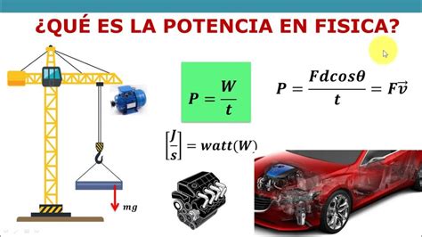 Potencia. En física, la potencia (representada por el símbolo P)