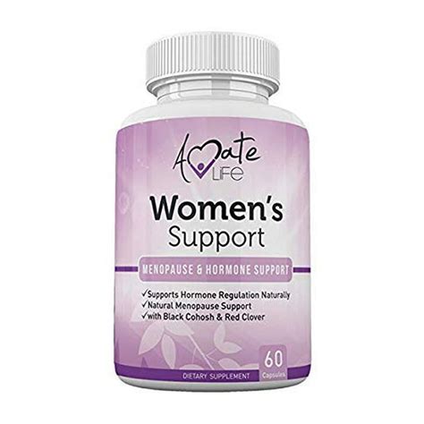 Women's Support Supplement- Natural Hormone Regulation- Menopause Support Supplement- Estrogen ...