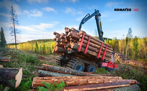 Komatsu Forwarder | Forestry equipment, Logging equipment, Heavy equipment