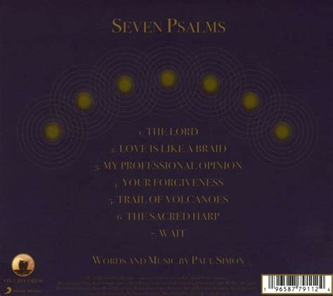 Paul Simon: Seven Psalms (CD) – jpc.de