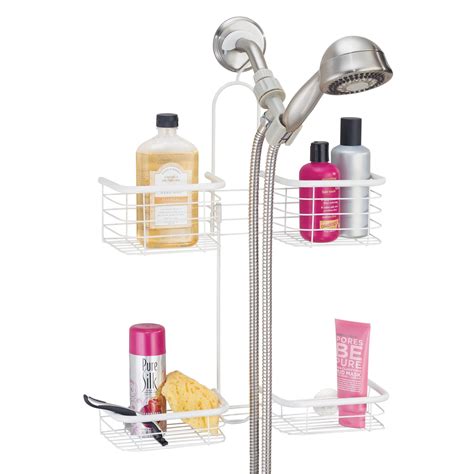 mDesign Metal Hanging Hose Shower Caddy | eBay