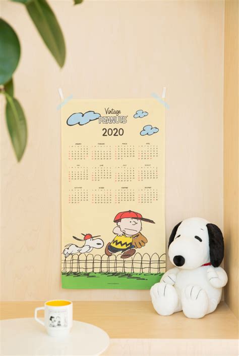 2020 SNOOPY WALL CALENDAR 2020 Calendar Desk Schedule | Etsy