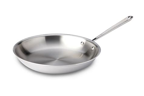 All-Clad d3 Stainless Fry Pans - All-Clad d3 Tri-Ply Stainless Steel 12 ...