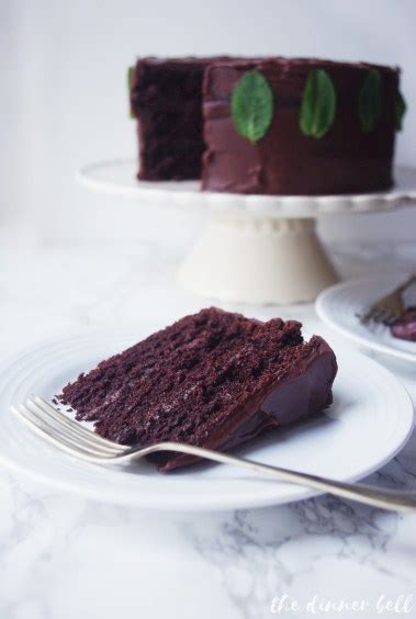 After Eight chocolate mint cake – The Dinner Bell